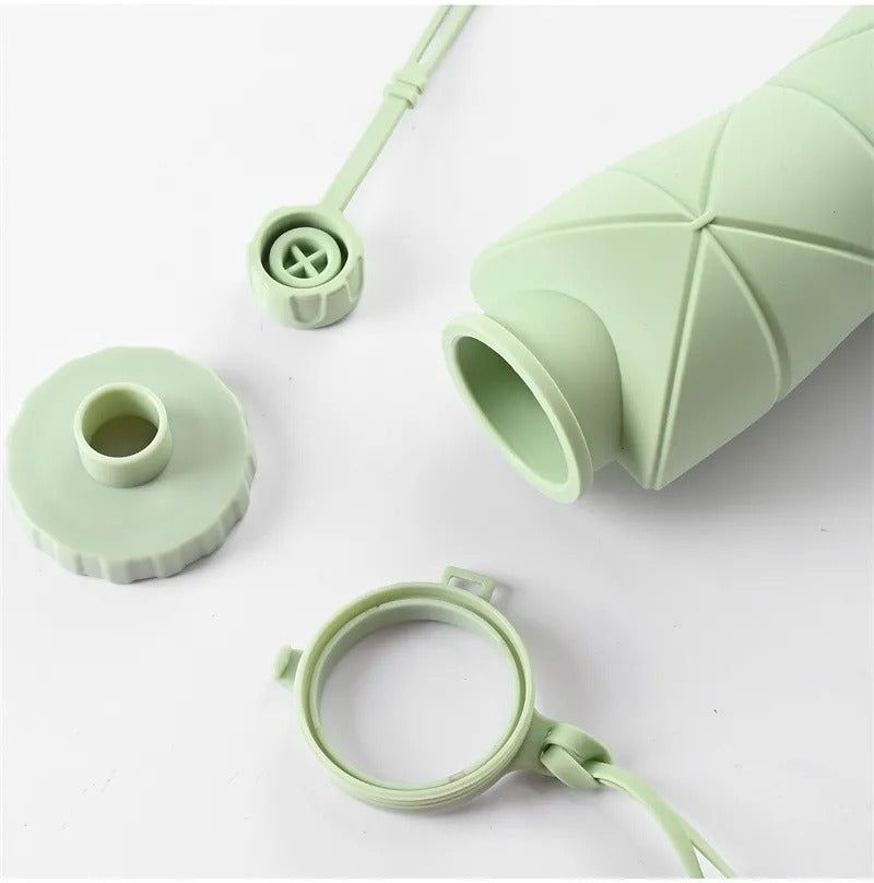 Portable Foldable Water Bottle | BPA-Free Silicone | Outdoor,school & Travel Essential